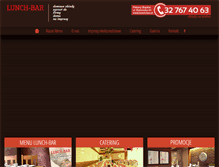 Tablet Screenshot of lunch-bar.pl